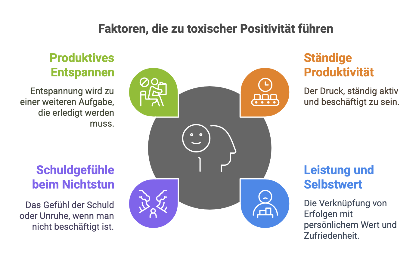 Faktoren, die zu toxischer Postitivität führen